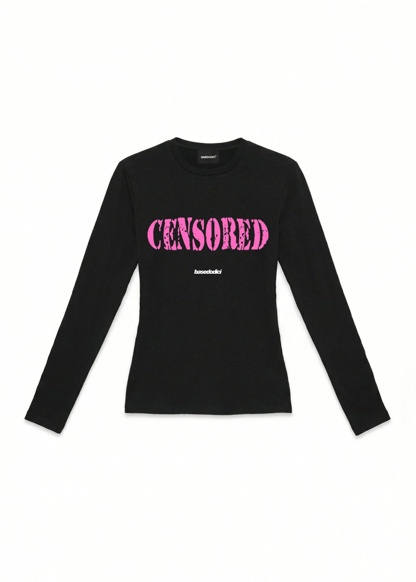 Longsleeve "DIVA" Censored Black - BASEDODICI®