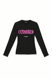 Longsleeve "DIVA" Censored Black - BASEDODICI®