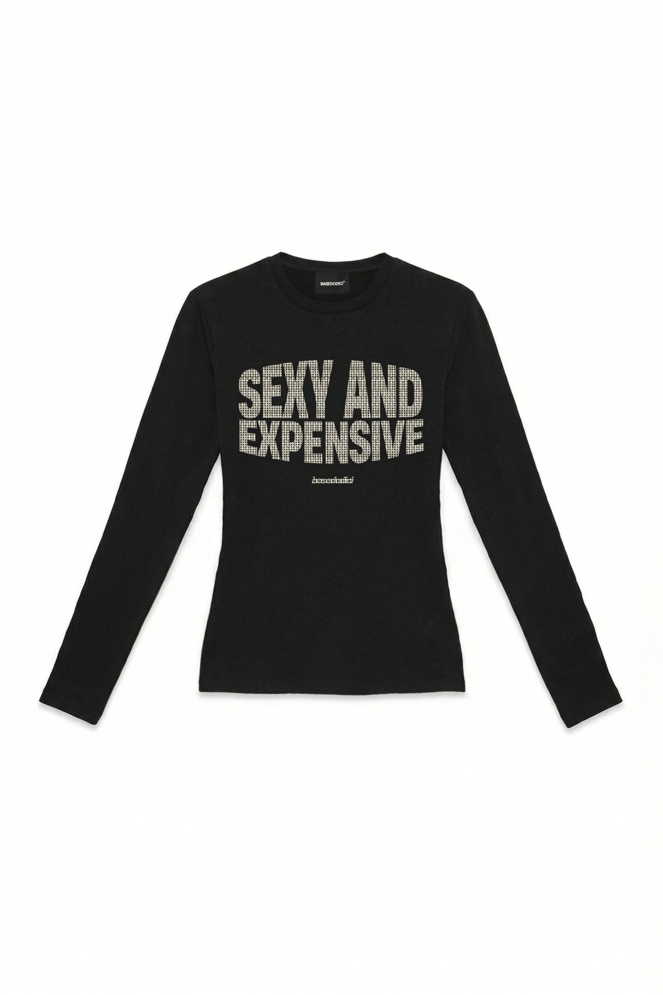 Longsleeve "DIVA" Sexy Black/Glitter - BASEDODICI®