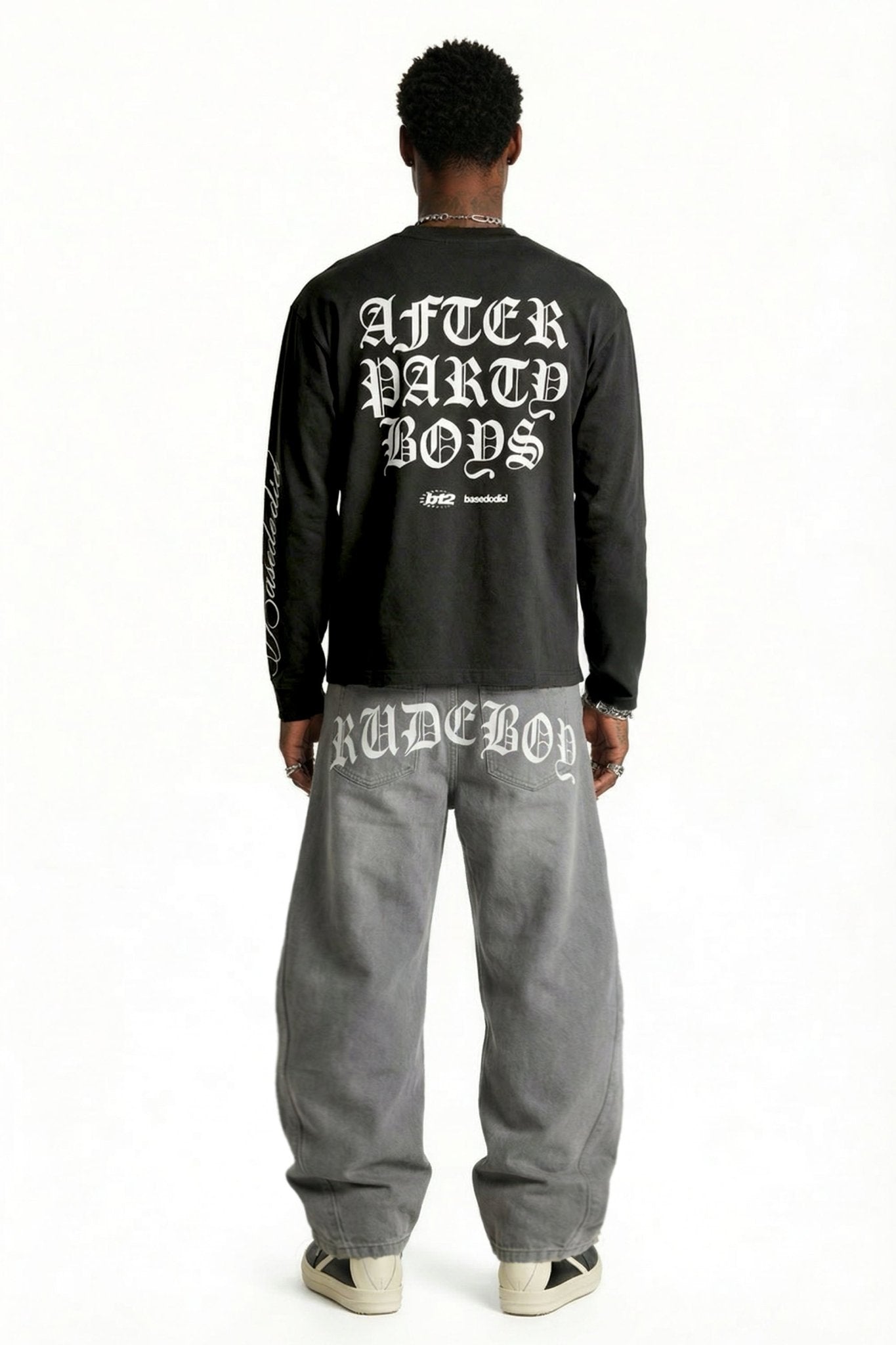 Longsleeve "FOR DREAMERS" AfterParty Black - BASEDODICI®