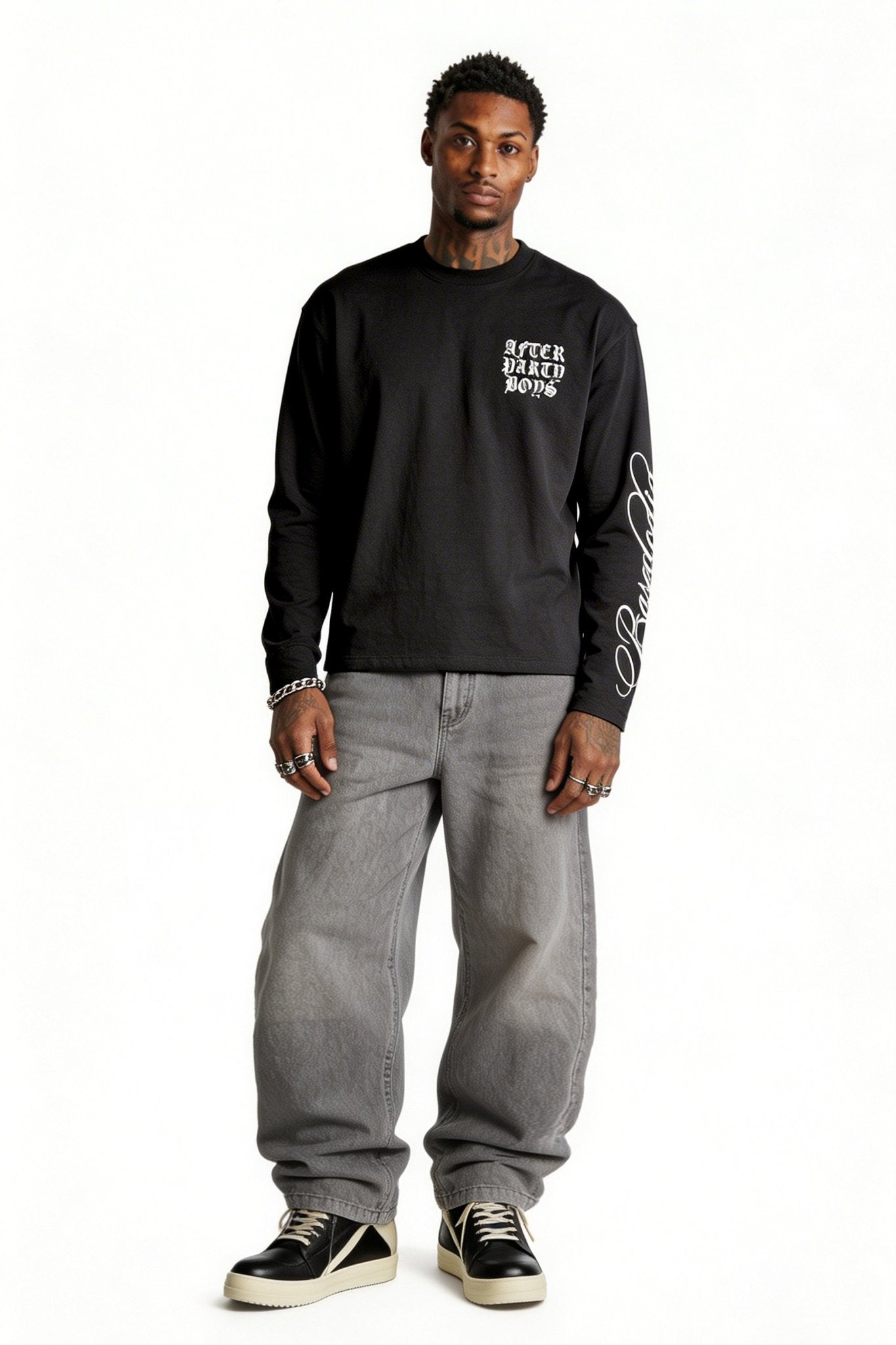 Longsleeve "FOR DREAMERS" AfterParty Black - BASEDODICI®