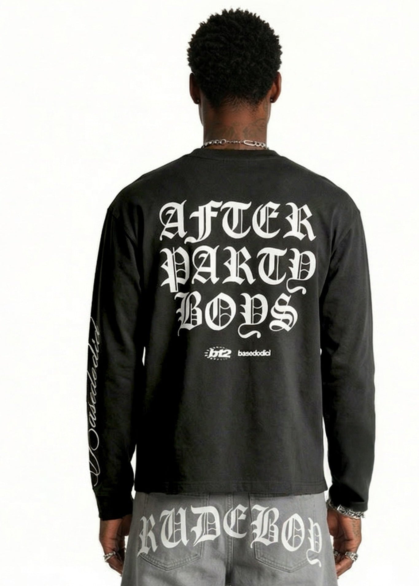 Longsleeve "FOR DREAMERS" AfterParty Black - BASEDODICI®