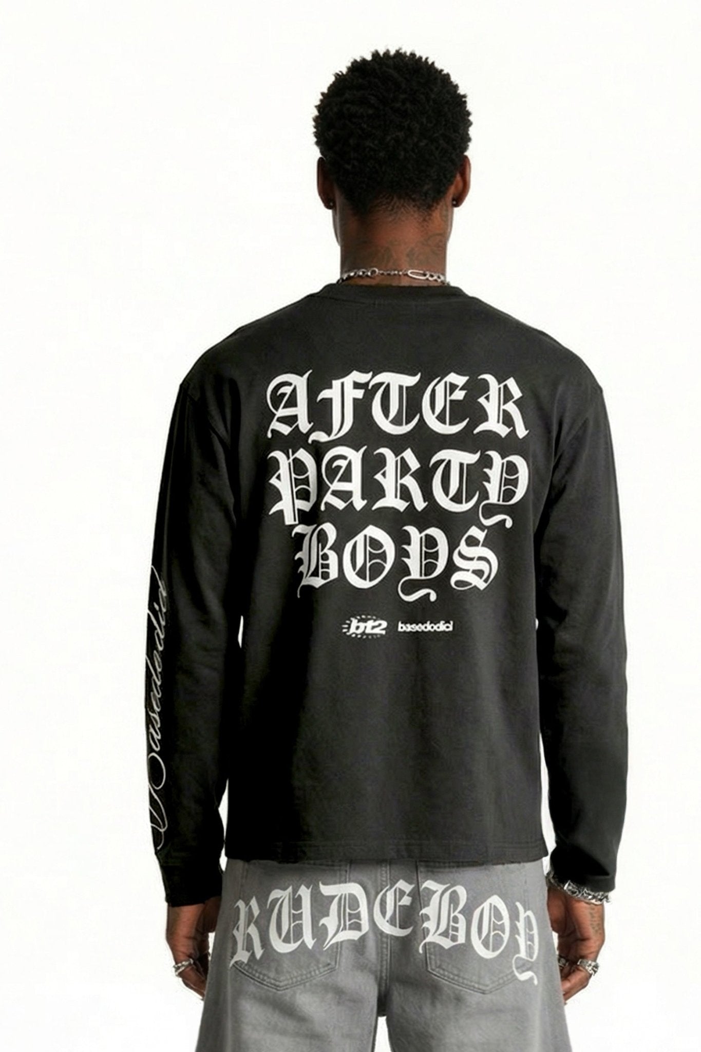 Longsleeve "FOR DREAMERS" AfterParty Black - BASEDODICI®