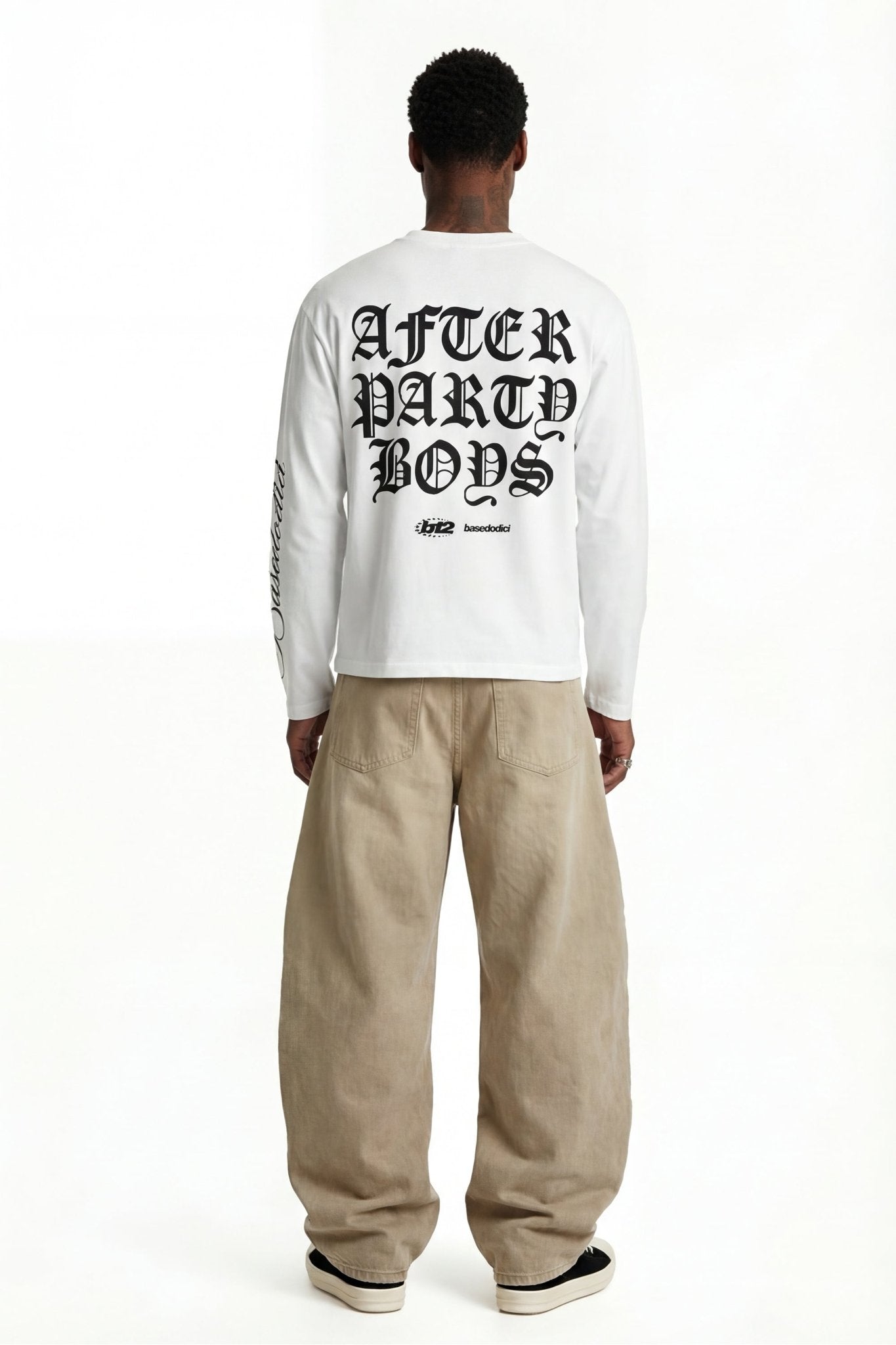 Longsleeve "FOR DREAMERS" AfterParty White - BASEDODICI®
