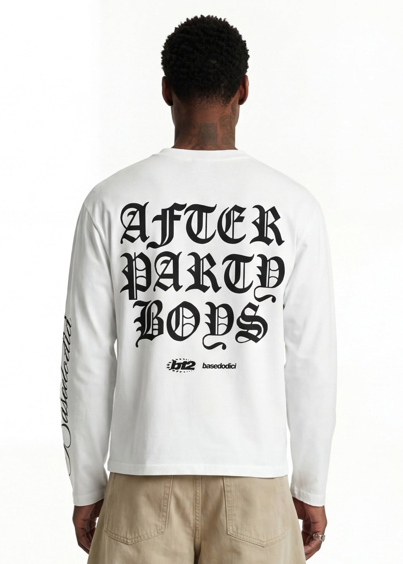 Longsleeve "FOR DREAMERS" AfterParty White - BASEDODICI®