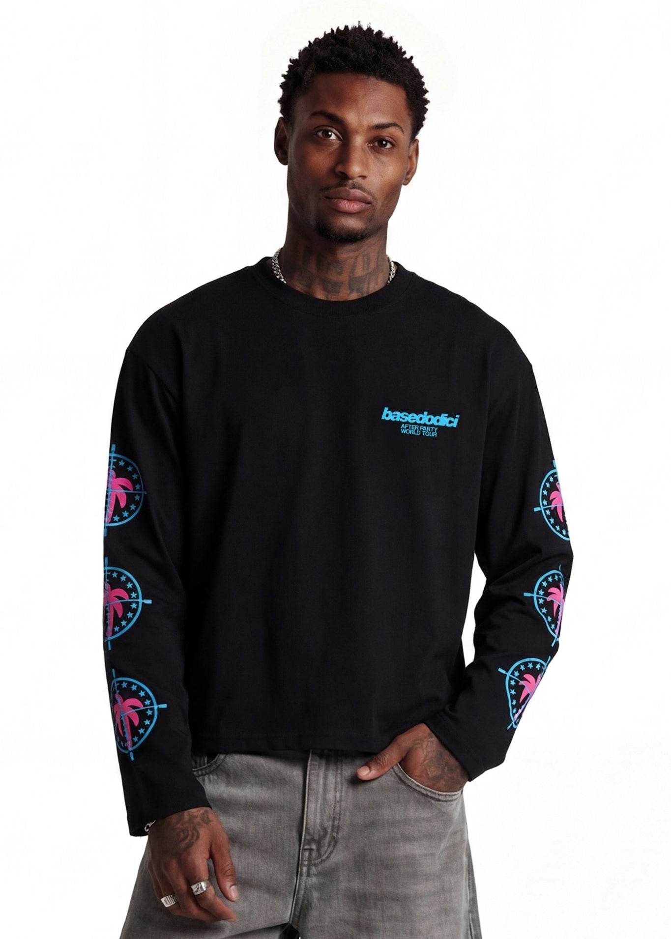 Longsleeve "FOR DREAMERS" Tour Black - BASEDODICI®