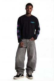 Longsleeve "FOR DREAMERS" Tour Black - BASEDODICI®