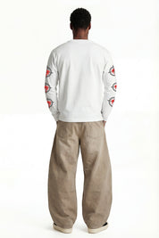 Longsleeve "FOR DREAMERS" Tour White - BASEDODICI®