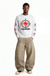 Longsleeve "FOR DREAMERS" Tour White - BASEDODICI®