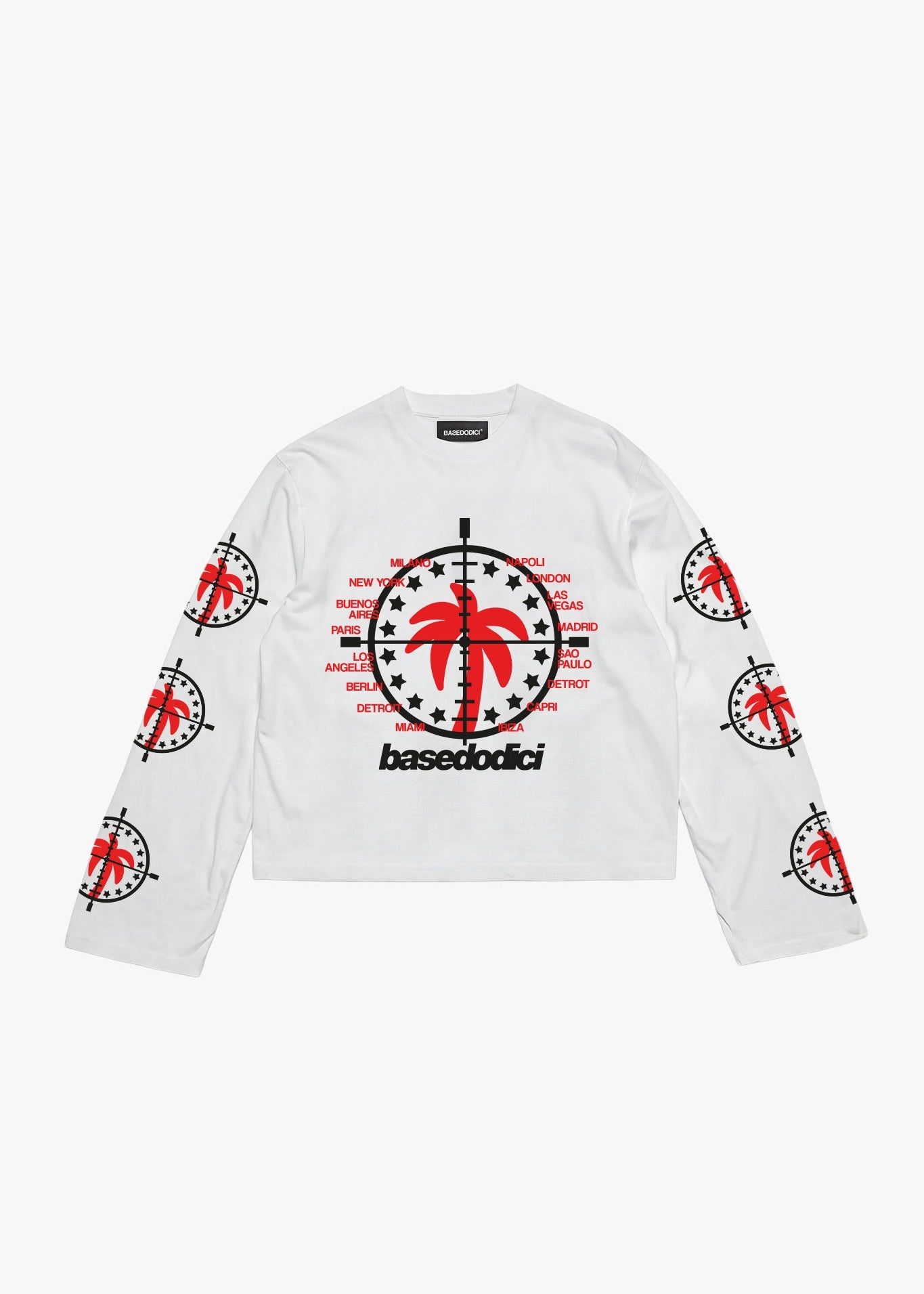 Longsleeve "FOR DREAMERS" Tour White - BASEDODICI®