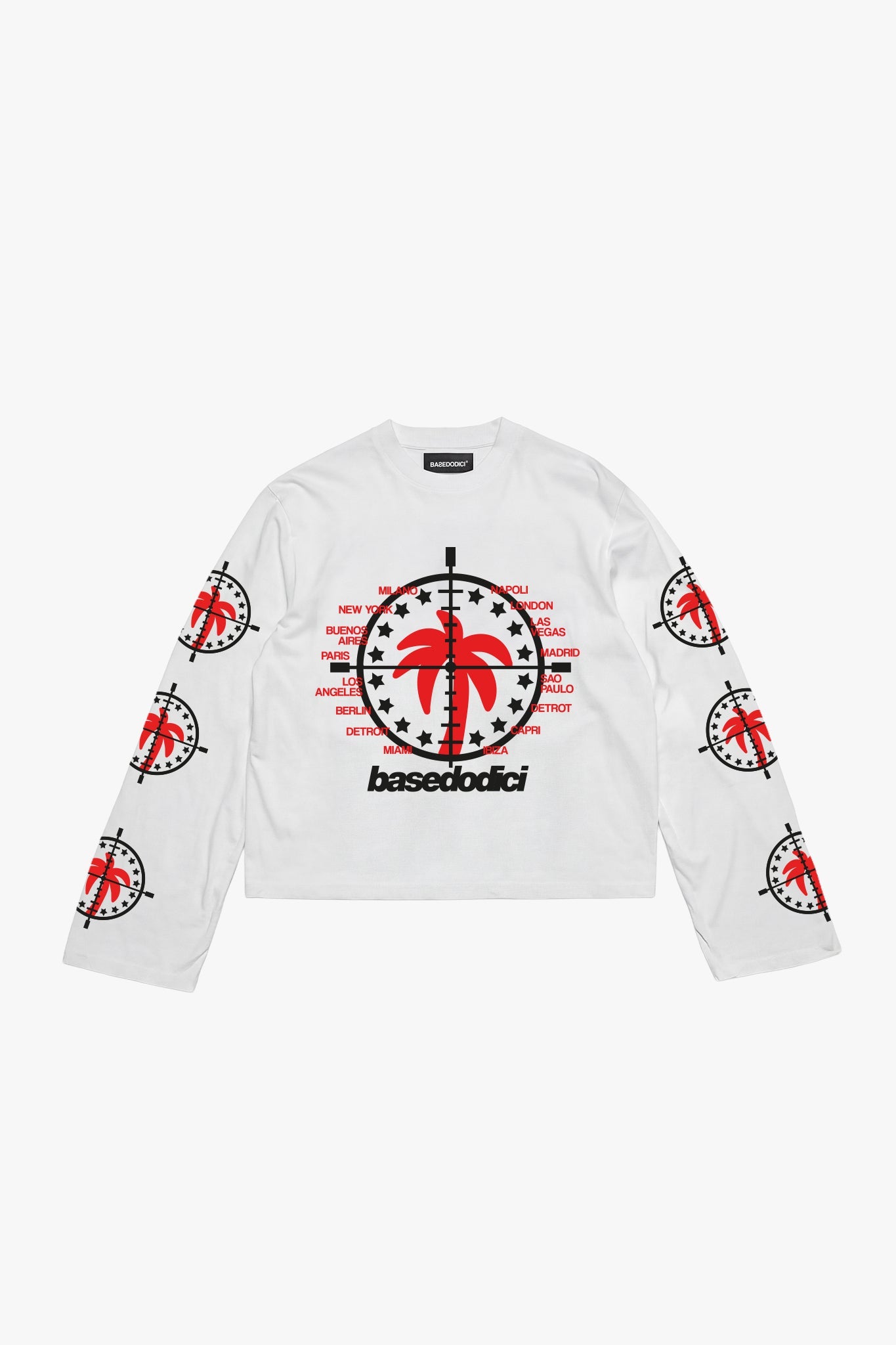 Longsleeve "FOR DREAMERS" Tour White - BASEDODICI®
