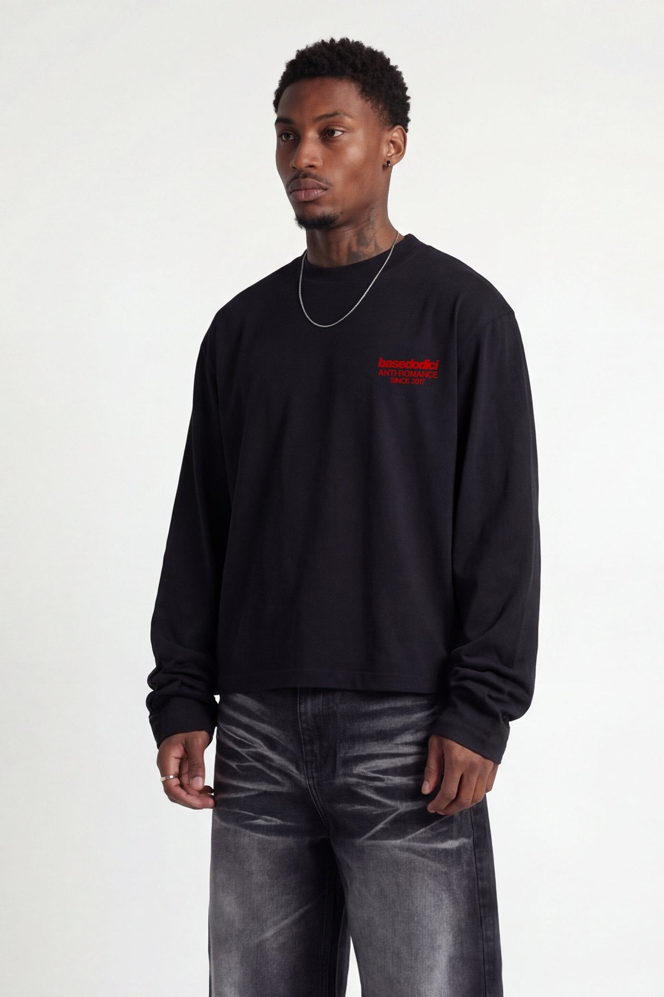 Longsleeve "KILLED ROMANCE" Black/Red - BASEDODICI®