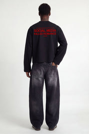 Longsleeve "KILLED ROMANCE" Black/Red - BASEDODICI®
