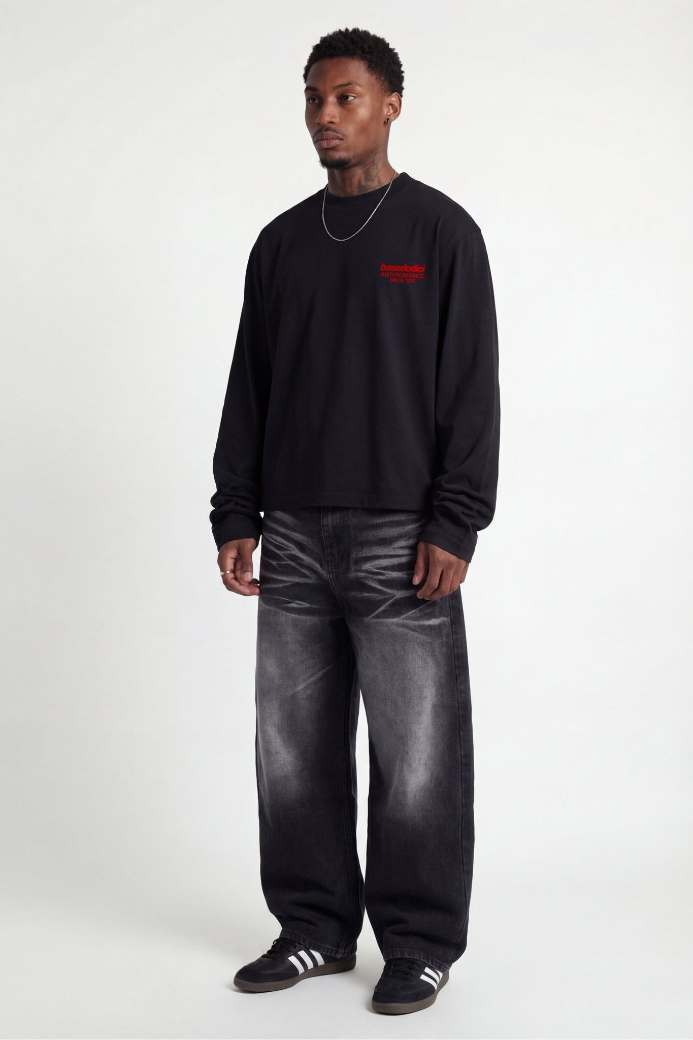 Longsleeve "KILLED ROMANCE" Black/Red - BASEDODICI®