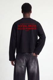 Longsleeve "KILLED ROMANCE" Black/Red - BASEDODICI®