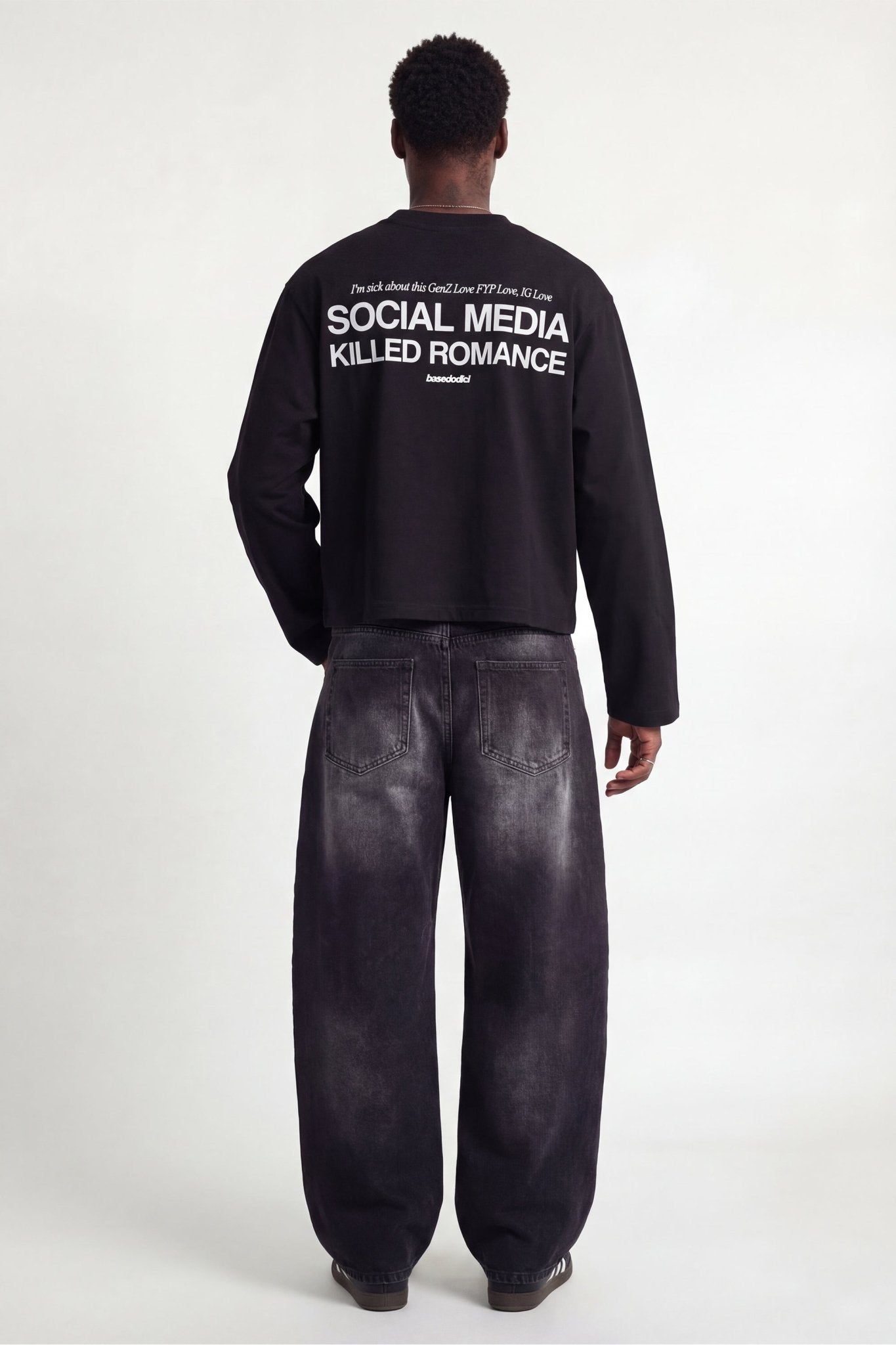 Longsleeve "KILLED ROMANCE" Black/White - BASEDODICI®