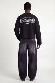 Longsleeve "KILLED ROMANCE" Black/White - BASEDODICI®