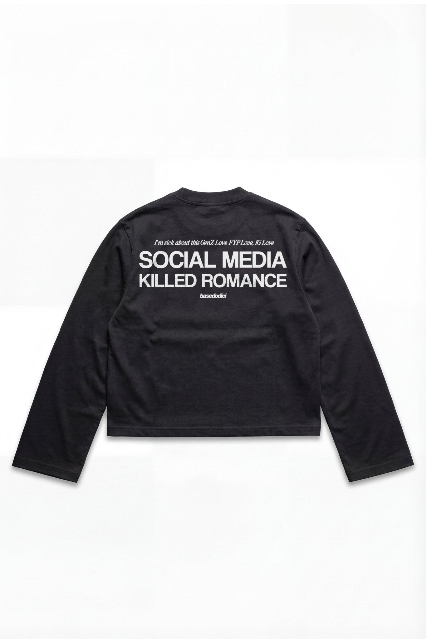 Longsleeve "KILLED ROMANCE" Black/White - BASEDODICI®