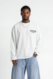 Longsleeve "KILLED ROMANCE" White/Black - BASEDODICI®