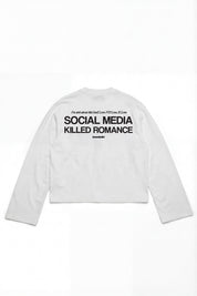 Longsleeve "KILLED ROMANCE" White/Black - BASEDODICI®
