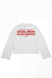 Longsleeve "KILLED ROMANCE" White/Red - BASEDODICI®