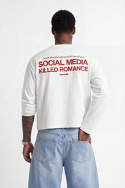 Longsleeve "KILLED ROMANCE" White/Red - BASEDODICI®