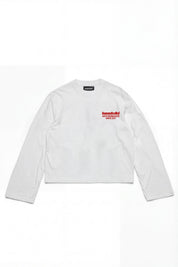 Longsleeve "KILLED ROMANCE" White/Red - BASEDODICI®