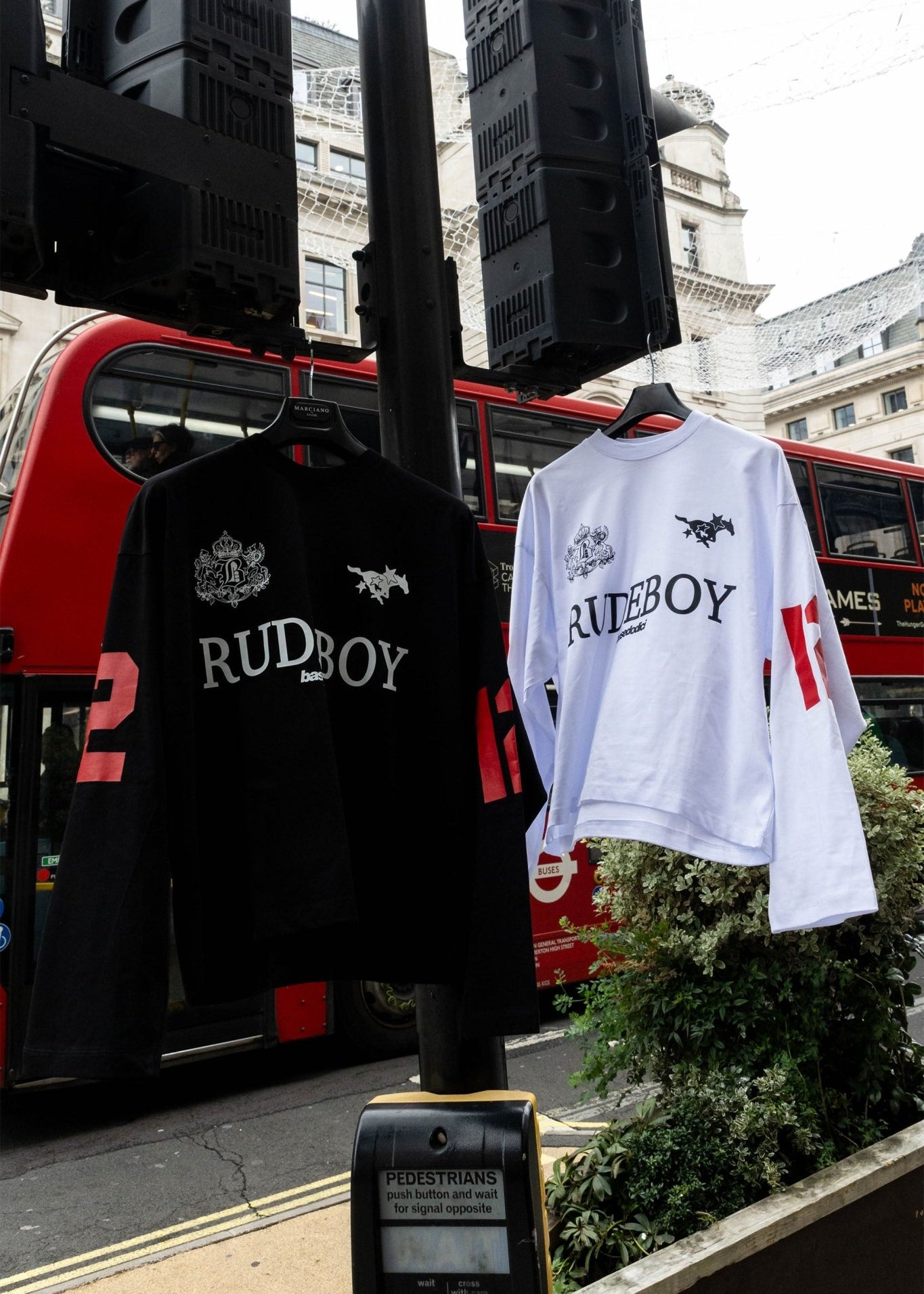 Longsleeve "RUDEBOY LDN" 12 Black - BASEDODICI®