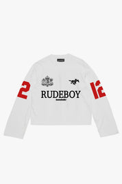 Longsleeve "RUDEBOY LDN" 12 White - BASEDODICI®