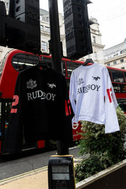 Longsleeve "RUDEBOY LDN" 12 White - BASEDODICI®