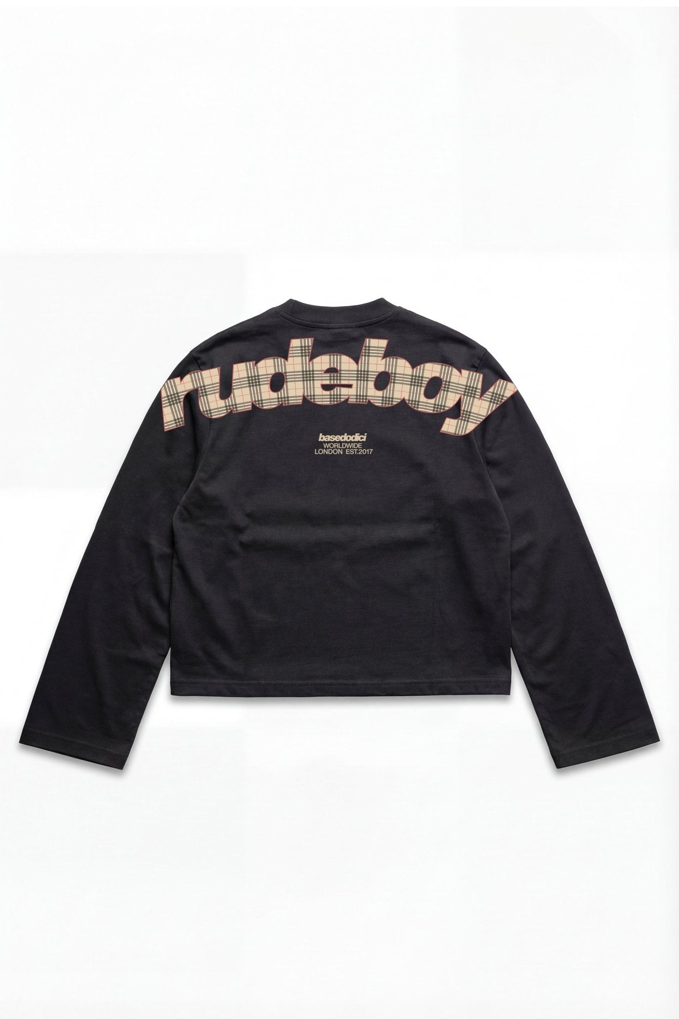 Longsleeve "RUDEBOY LDN" BURBY Black - BASEDODICI®