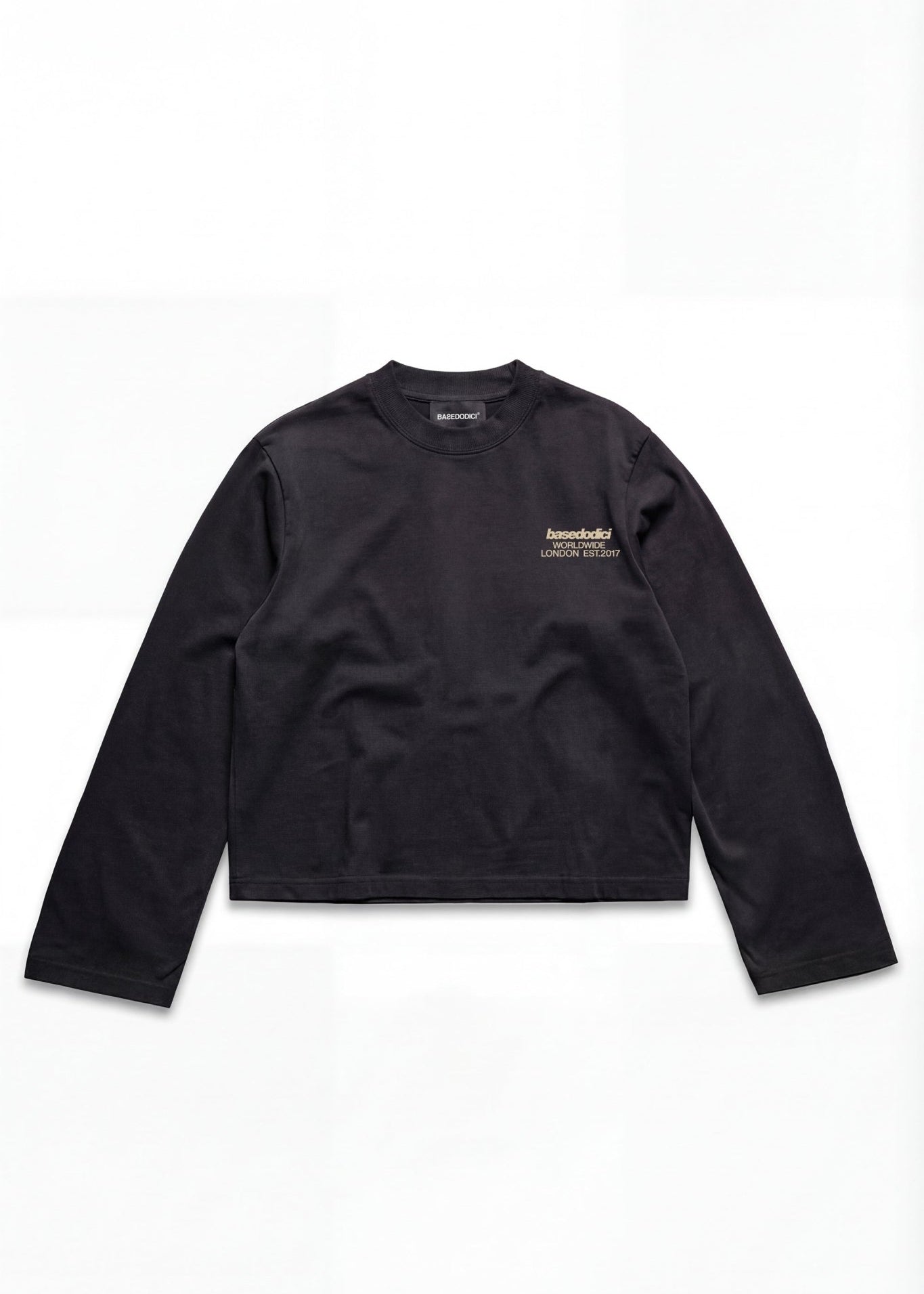 Longsleeve "RUDEBOY LDN" BURBY Black - BASEDODICI®