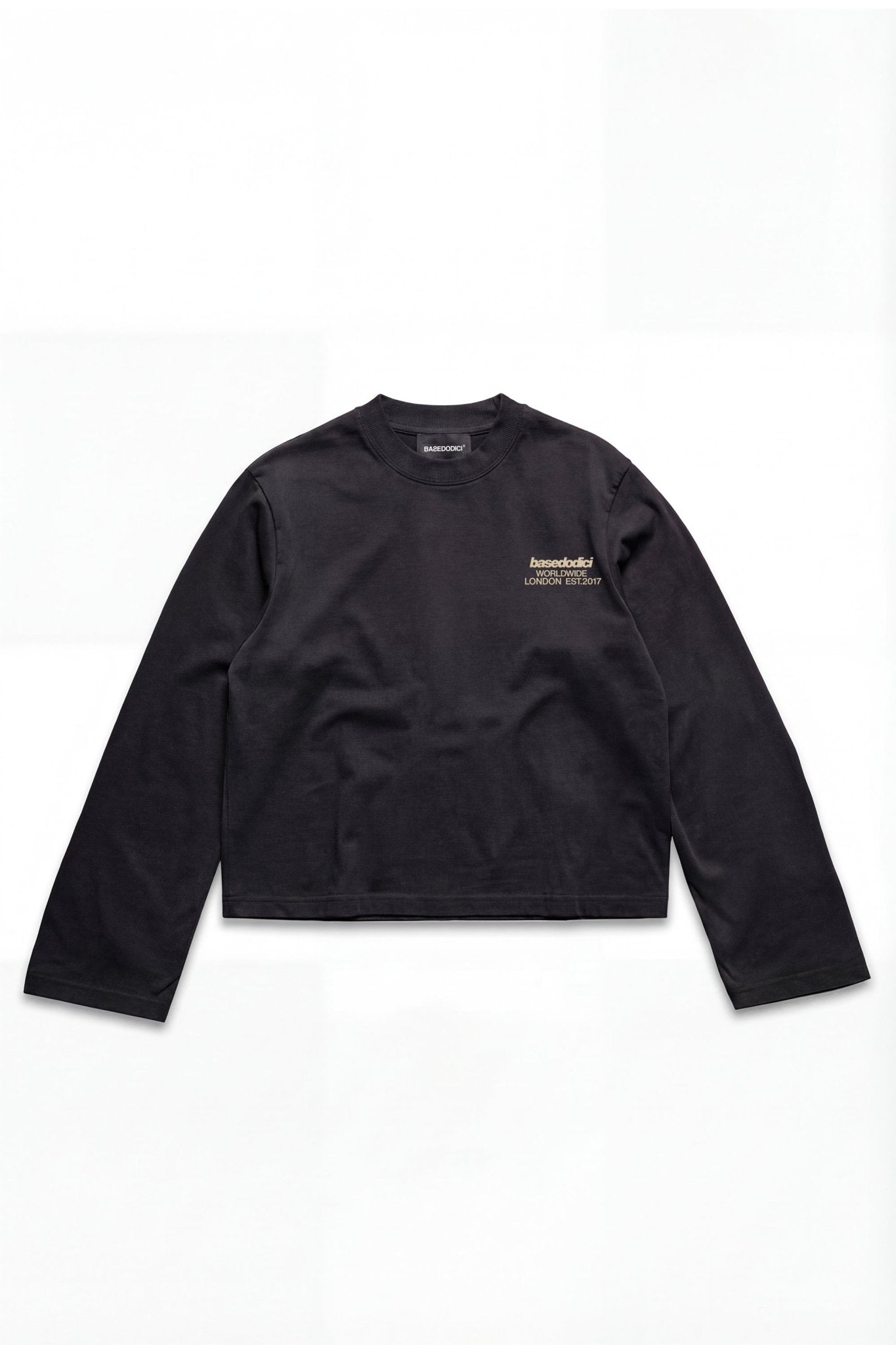Longsleeve "RUDEBOY LDN" BURBY Black - BASEDODICI®