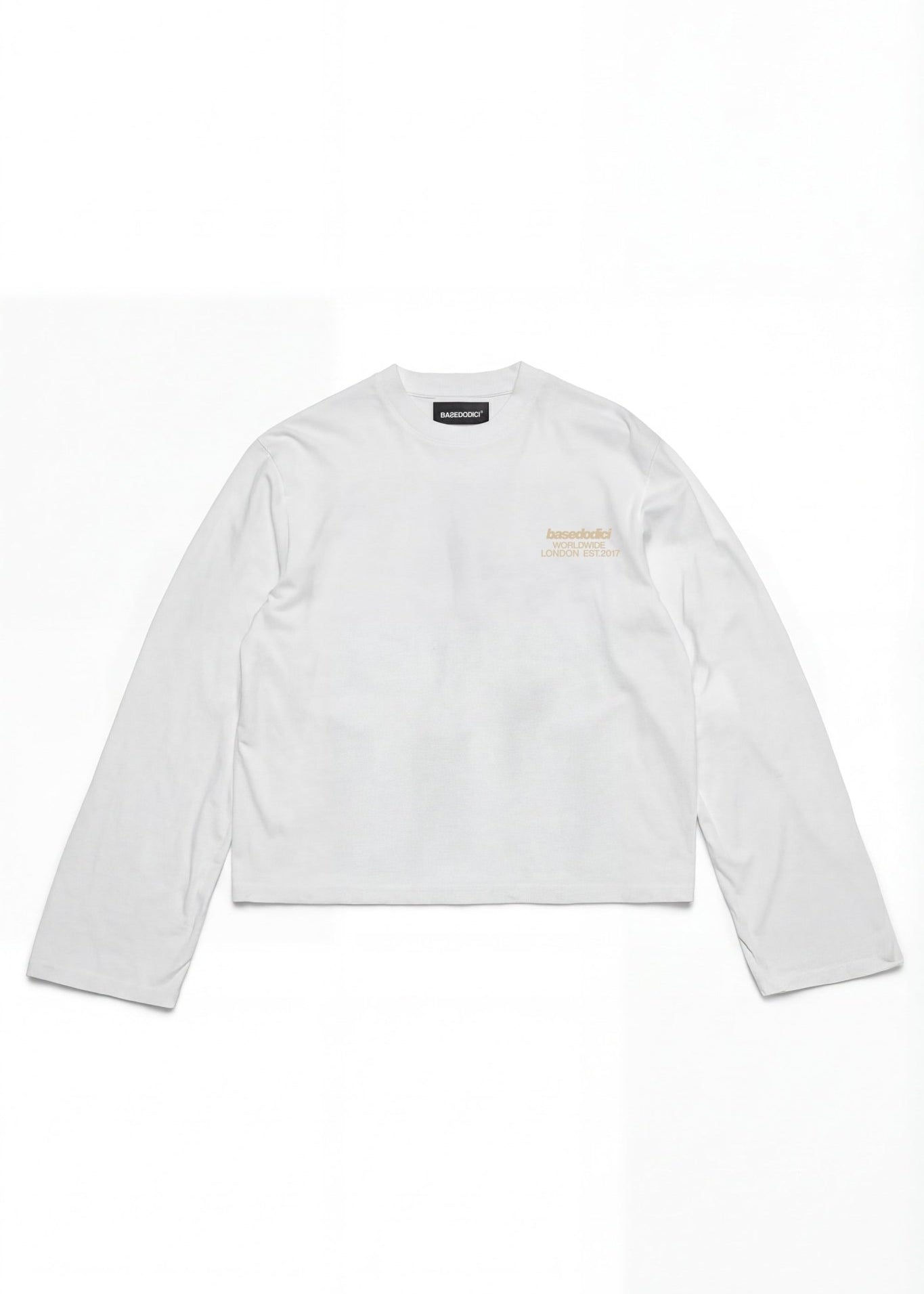 Longsleeve "RUDEBOY LDN" BURBY White - BASEDODICI®