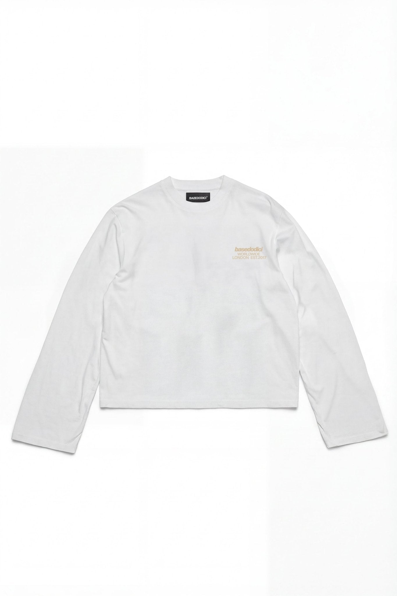 Longsleeve "RUDEBOY LDN" BURBY White - BASEDODICI®