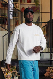 Longsleeve "RUDEBOY LDN" BURBY White - BASEDODICI®