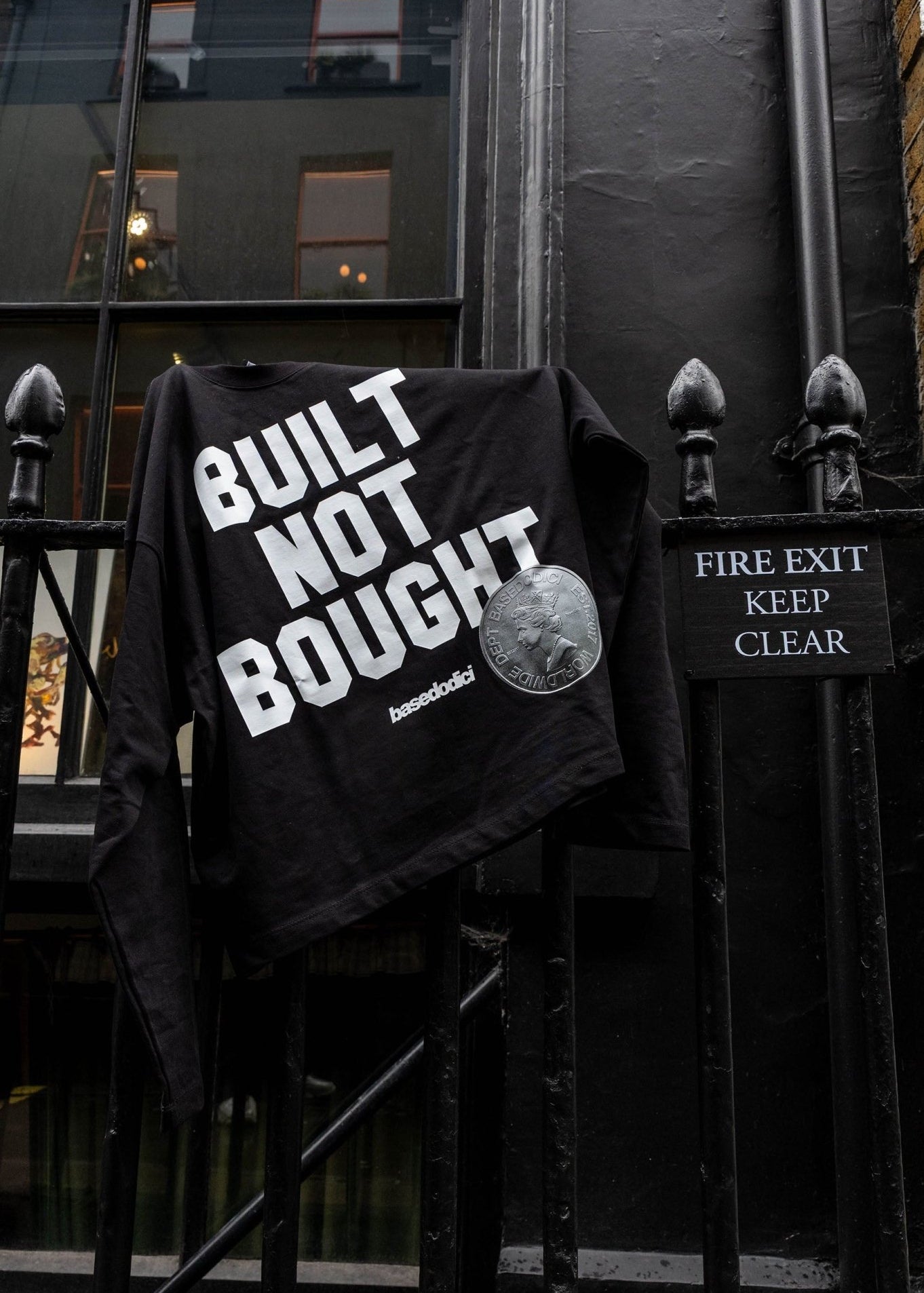 Longsleeve "RUDEBOY LDN" NotBought Black - BASEDODICI®