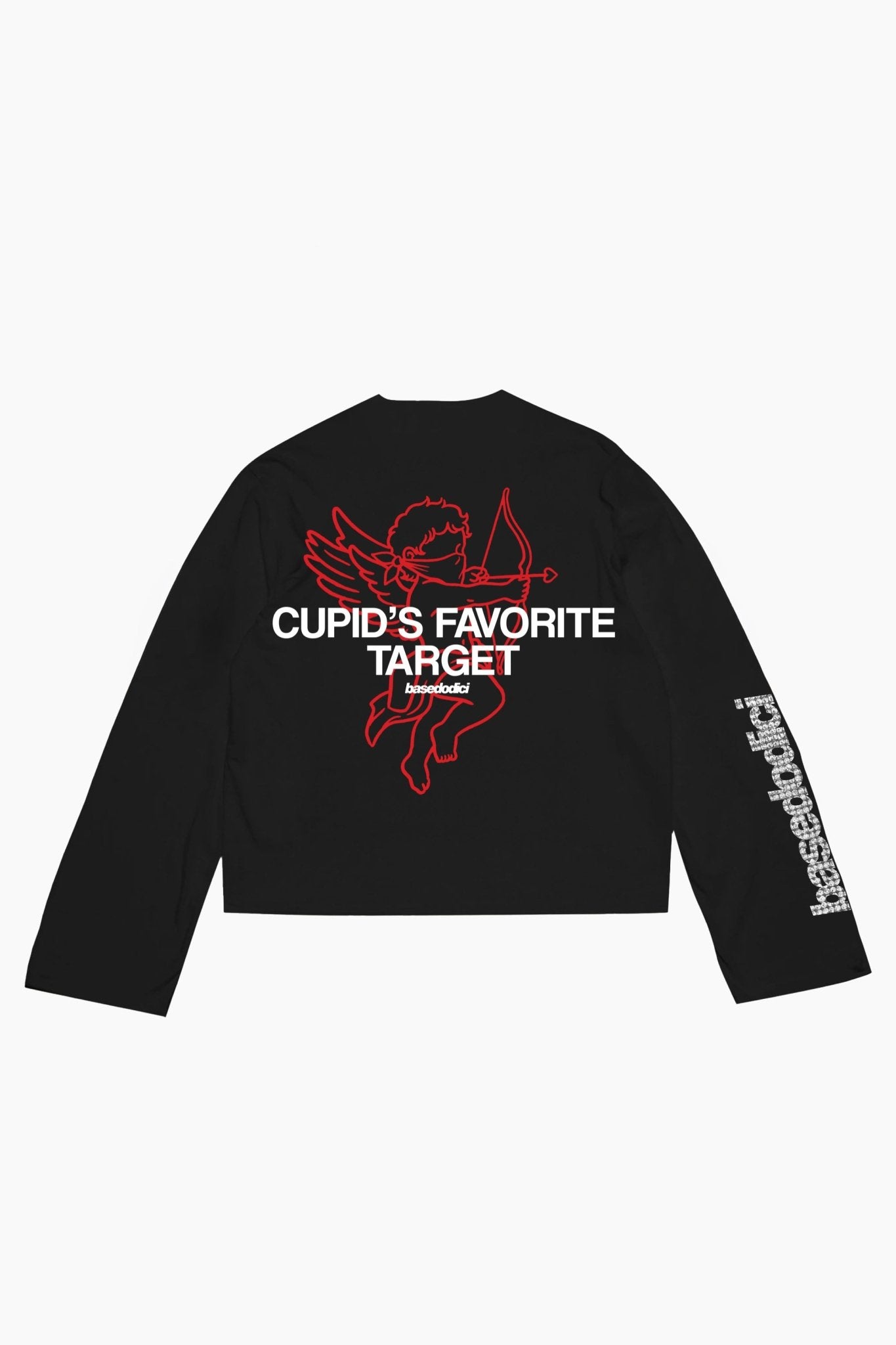Longsleeve "VALENTINE" Cupid Black - BASEDODICI®