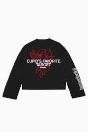 Longsleeve "VALENTINE" Cupid Black - BASEDODICI®