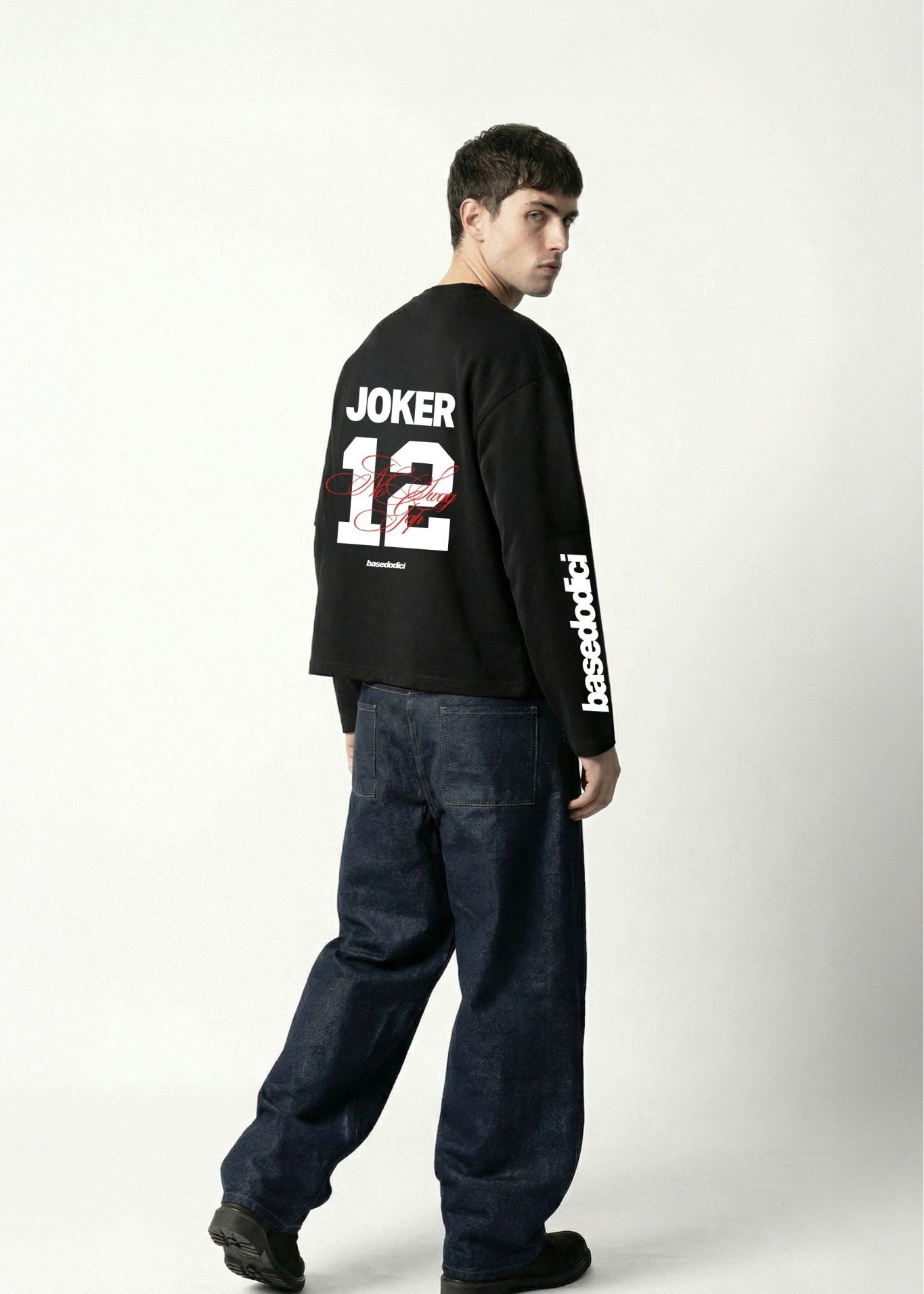 Longsleeve "VALENTINE" Joker Black - BASEDODICI®
