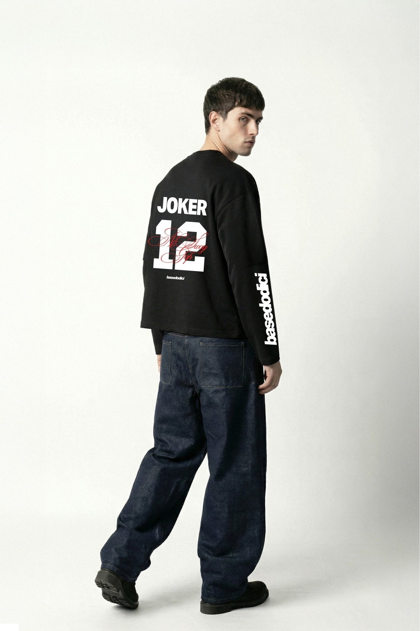 Longsleeve "VALENTINE" Joker Black - BASEDODICI®