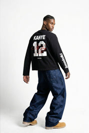 Longsleeve "VALENTINE" Kanye Black - BASEDODICI®