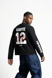 Longsleeve "VALENTINE" Kanye Black - BASEDODICI®