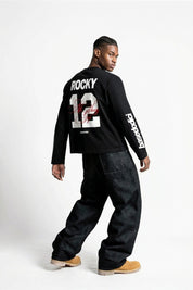 Longsleeve "VALENTINE" Rocky Black - BASEDODICI®