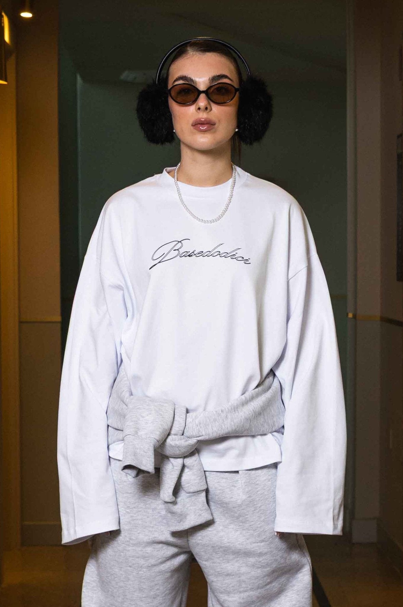 Longsleeve "WORLD TOUR" Scarface White - BASEDODICI®