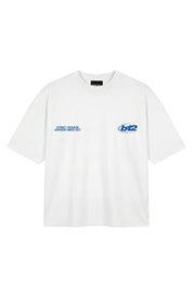 Look "LAST DELIVERY" BackLogos White Light Blue - BASEDODICI®