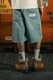 Look "LAST DELIVERY" BackLogos White Light Blue - BASEDODICI®