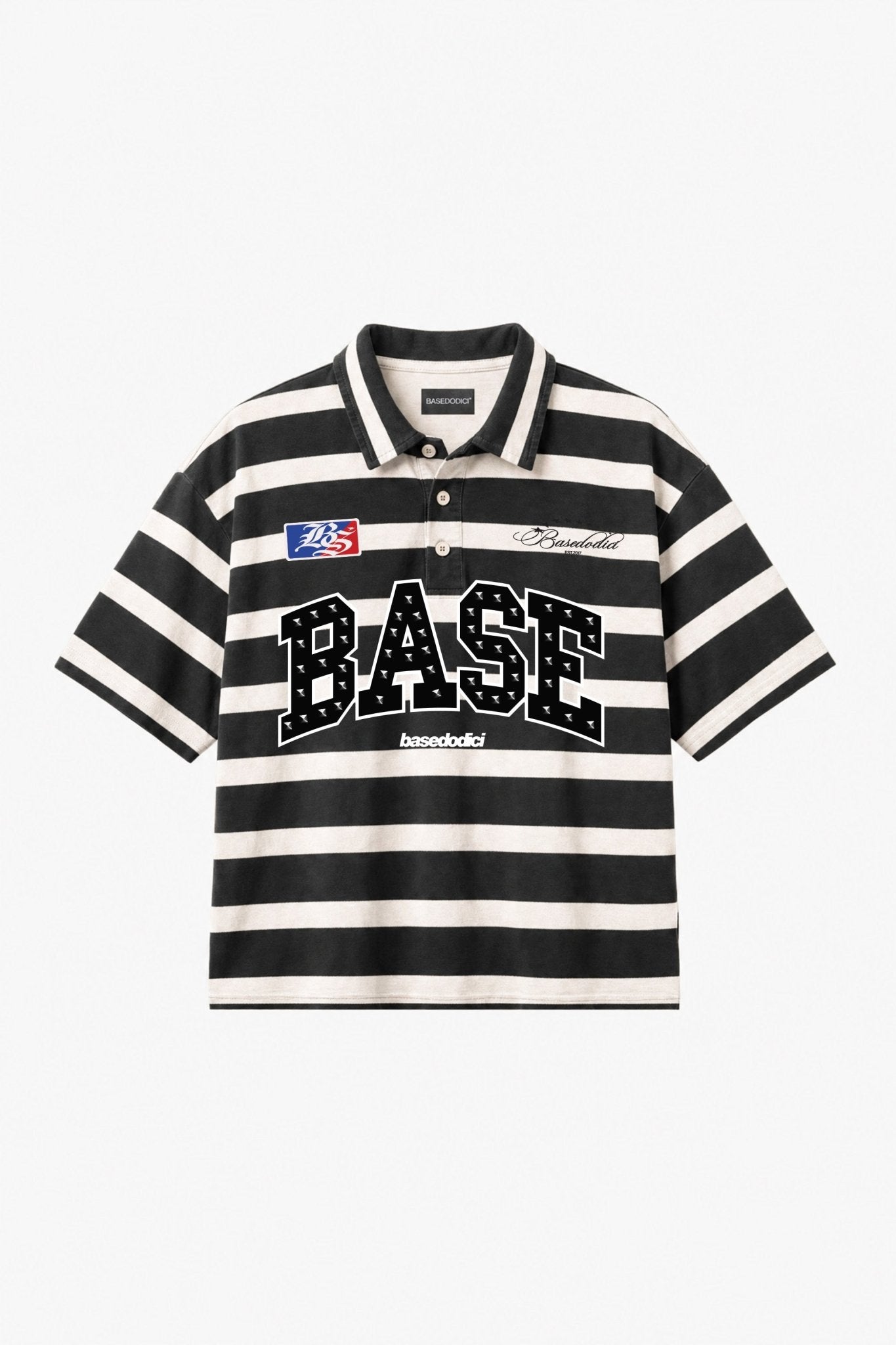 Look "LAST DELIVERY" BASE Stripe Cargo Military - BASEDODICI®
