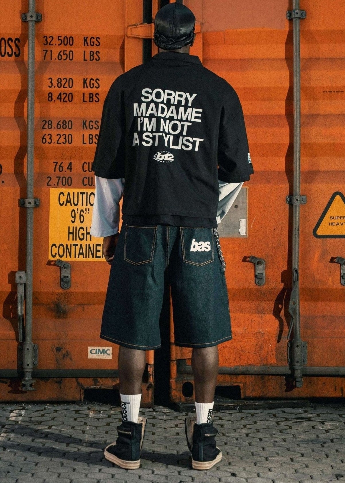 Look "LAST DELIVERY" SorryMadame Black DarkBlue - BASEDODICI®