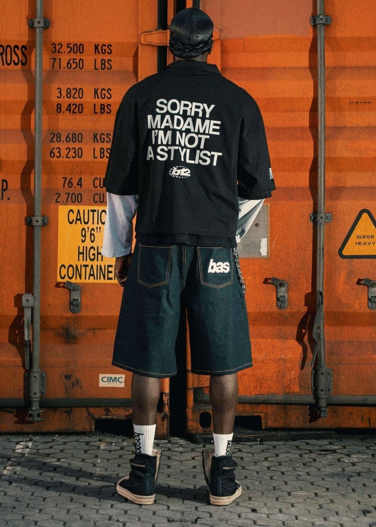 Look "LAST DELIVERY" SorryMadame Black DarkBlue - BASEDODICI®